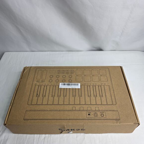 M-VAVE 25 Key USB MIDI Keyboard Controller W 8 Backlit Drum Pads Wireless - Picture 15 of 16